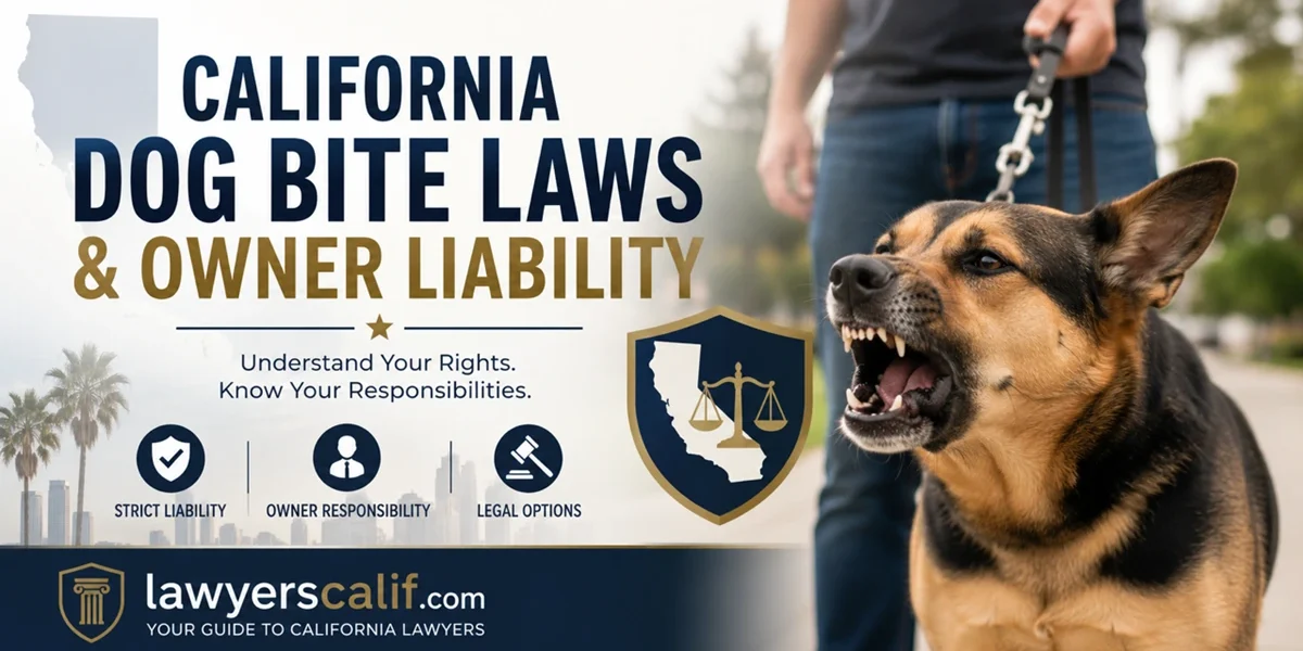 California Dog Bite Laws & Owner Liability