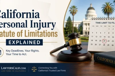 California Personal Injury Statute of Limitations