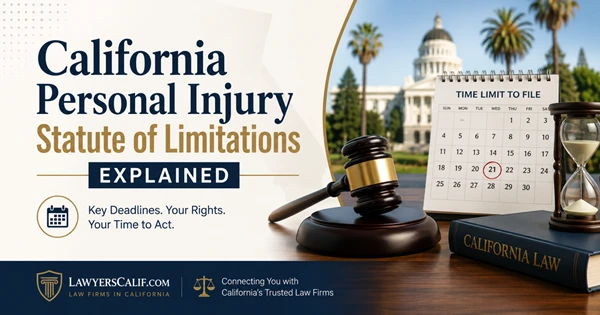 California Personal Injury Statute of Limitations