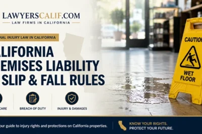 California Premises Liability and Slip &Fall Rules