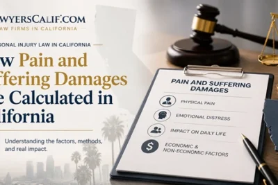 How Pain and Suffering Damages Are Calculated in California