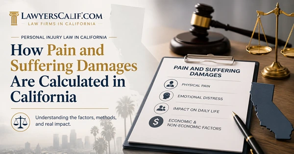 How Pain and Suffering Damages Are Calculated in California
