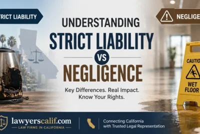 Learning Strict Liability vs Negligence in CA