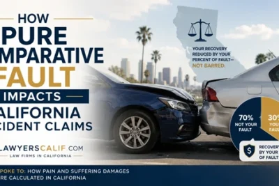 Pure Comparative Negligence & California Accident Claims