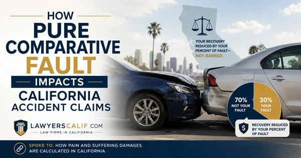 Pure Comparative Negligence & California Accident Claims