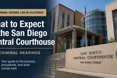 San Diego Central Courthouse Criminal Hearings