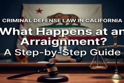 What Happens at an Arraignment in California?