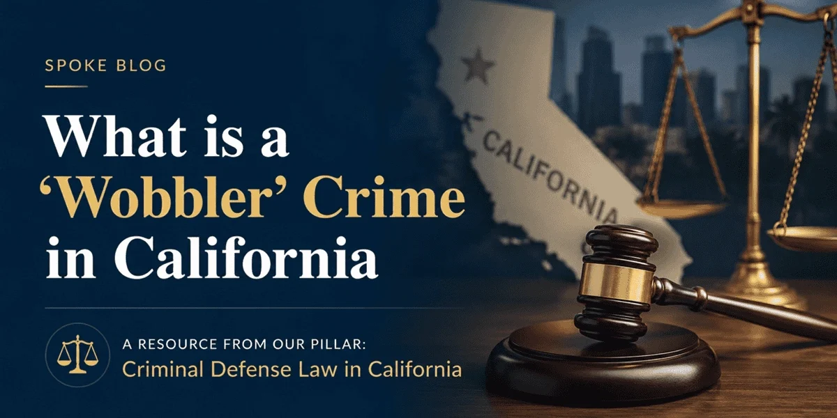 What is a ‘Wobbler’ Crime in California