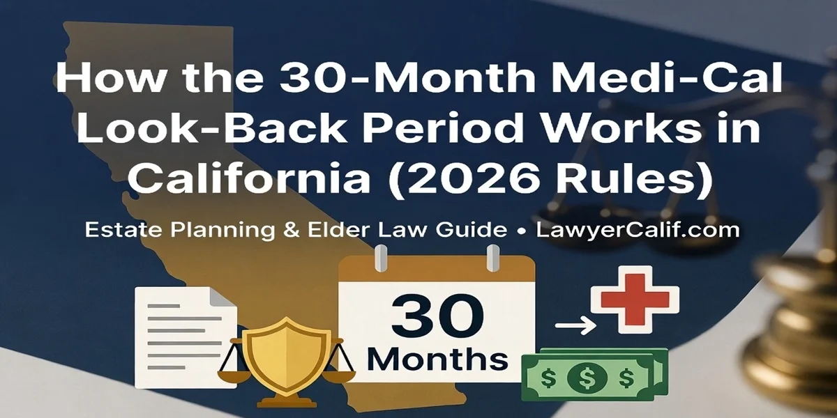 The 30-Month Medi-Cal Look-Back Period