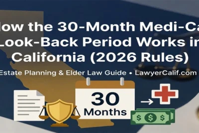 The 30-Month Medi-Cal Look-Back Period