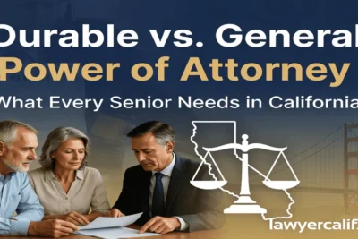 Durable vs. General Power of Attorney California