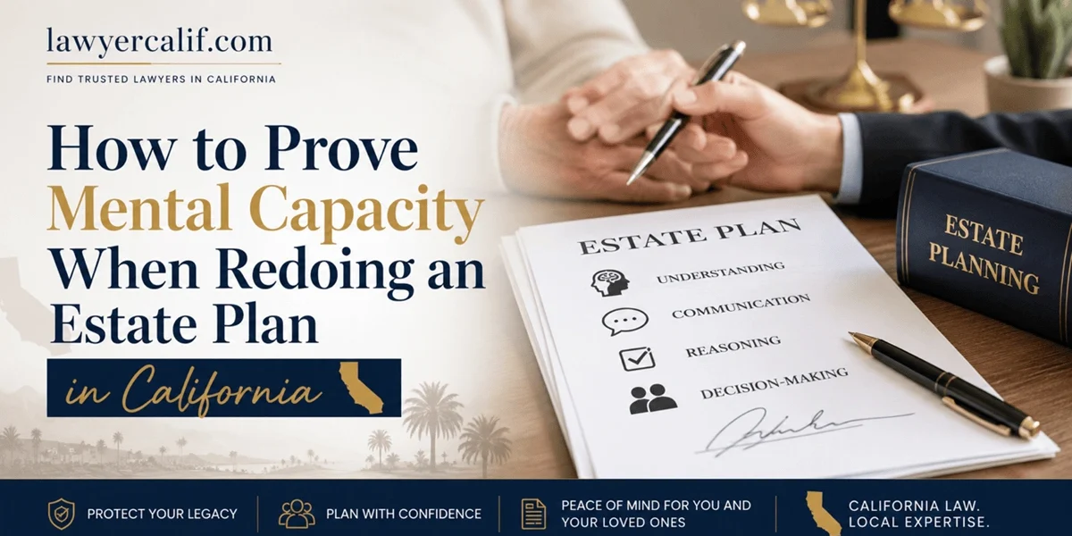 Proving Mental Capacity for CA Estate Plans