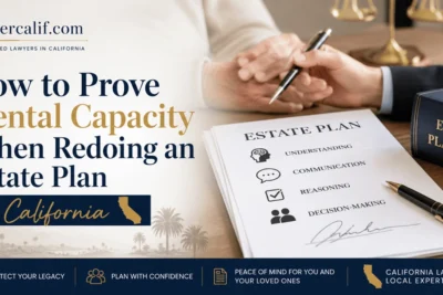 Proving Mental Capacity for CA Estate Plans