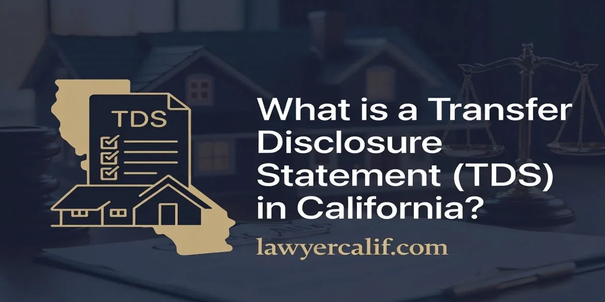 What is a Transfer Disclosure Statement (TDS) in California?