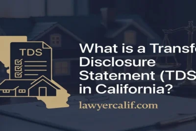 What is a Transfer Disclosure Statement (TDS) in California?
